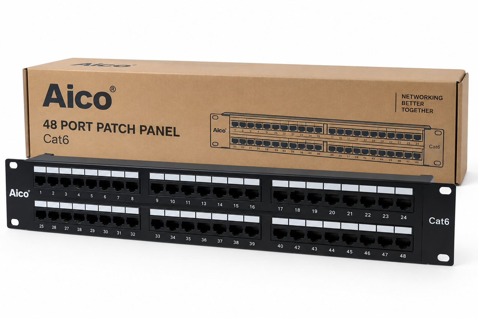 48 Port Aico Patch Panel